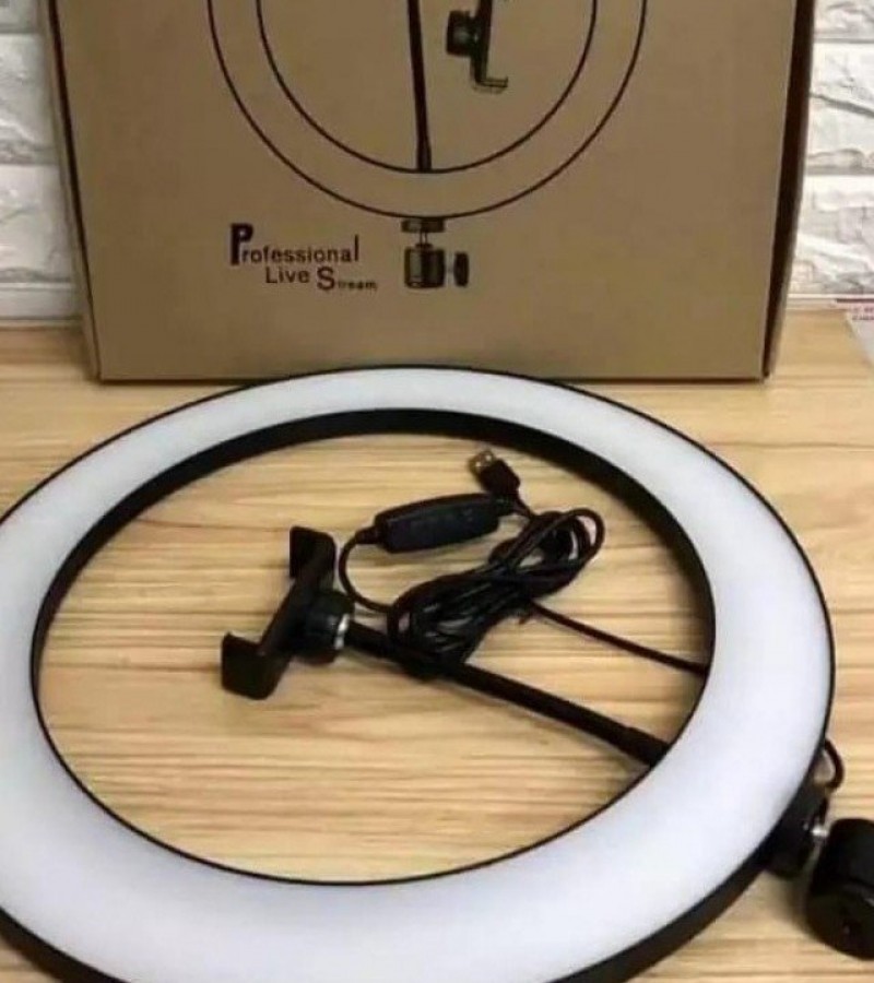 led studio camera ring light